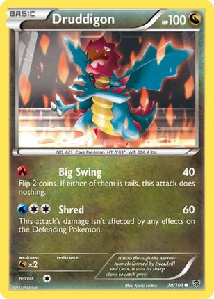 Druddigon - 70/106 [Plasma Blast] Reverse Holofoil