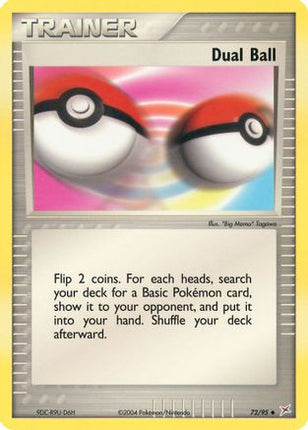 Dual Ball - 72/97 [Team Magma vs Team Aqua] Reverse Holofoil