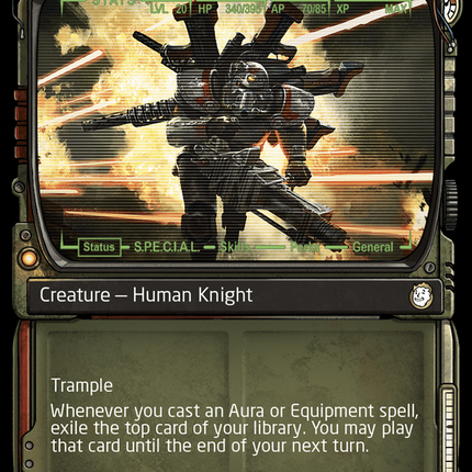 Armory Paladin (Showcase) [Fallout] Surge Foil