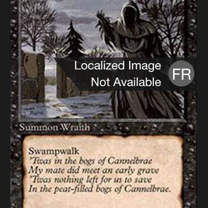 Bog Wraith - Apparition des marécages  [Foreign Black Border]