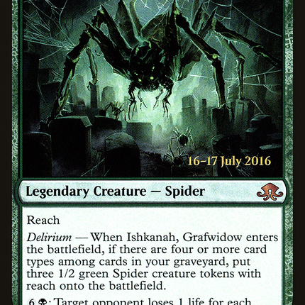 Ishkanah, Grafwidow [Eldritch Moon Promos] Prerelease Foil