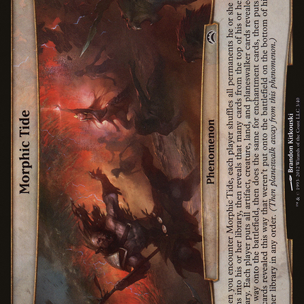 Morphic Tide [Planechase 2012 Planes] Foil