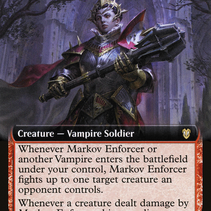 Markov Enforcer (Extended Art) [Crimson Vow Commander]