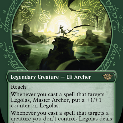 Legolas, Master Archer (Showcase) (Borderless) [The Lord of the Rings: Tales of Middle-earth]