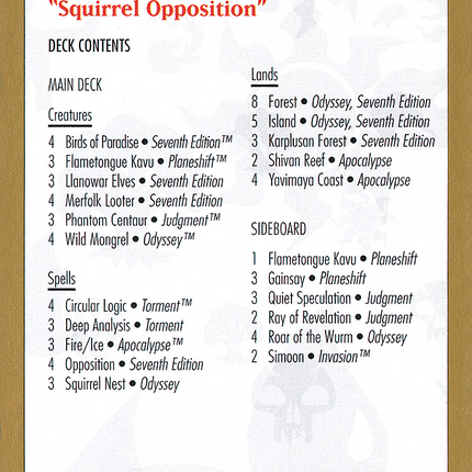 Sim Han How Decklist [World Championship Decks 2002]