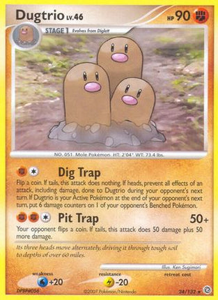 Dugtrio - 24/132 [Secret Wonders] Reverse Holofoil