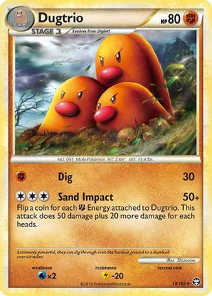 Dugtrio - 19/106 [Triumphant] Reverse Holofoil
