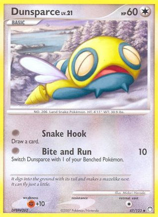 Dunsparce - 47/null [Mysterious Treasures] Reverse Holofoil