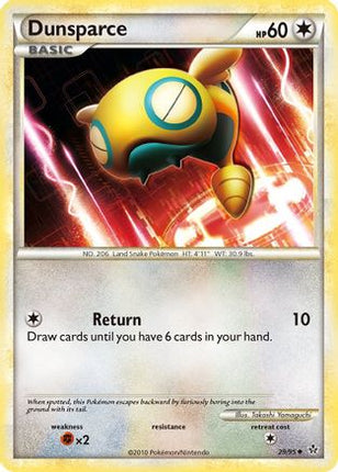 Dunsparce - 29/106 [Unleashed] Reverse Holofoil