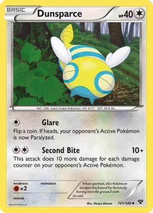 Dunsparce - 101/106 [XY Base Set] Reverse Holofoil