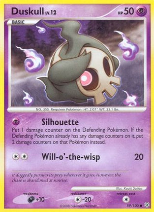Duskull (59) - 59/106 [Stormfront] Reverse Holofoil