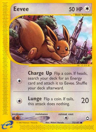 Eevee - 75/null [Aquapolis] Reverse Holofoil