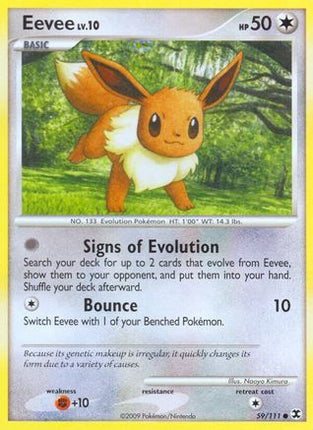 Eevee - 59/106 [Rising Rivals] Reverse Holofoil