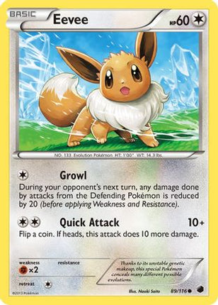 Eevee (89) - 89/106 [Plasma Freeze] Reverse Holofoil