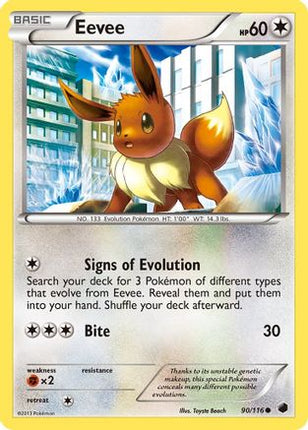 Eevee (90) - 90/106 [Plasma Freeze] Reverse Holofoil