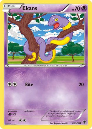 Ekans - 47/106 [XY Base Set] Reverse Holofoil