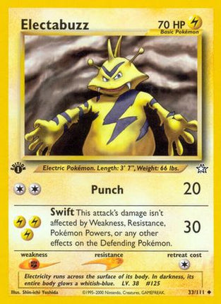 Electabuzz - 33/111 [Neo Genesis] 1st Edition