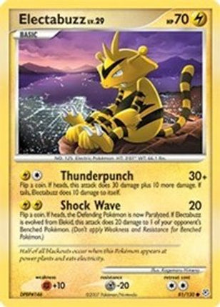 Electabuzz - 81/130 [Diamond and Pearl] Reverse Holofoil