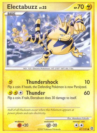 Electabuzz - 87/132 [Secret Wonders] Reverse Holofoil