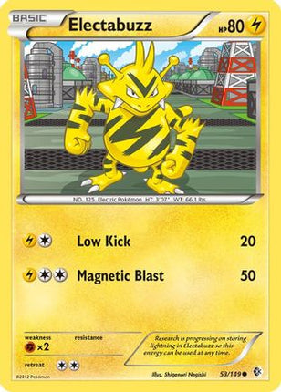 Electabuzz - 53/115 [Boundaries Crossed] Reverse Holofoil