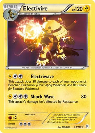 Electivire - 54/115 [Boundaries Crossed] Holofoil