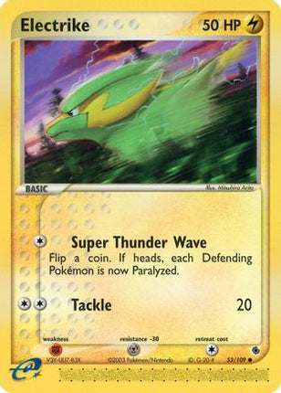 Electrike - 53/109 [Ruby and Sapphire] Reverse Holofoil