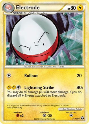 Electrode - 34/106 [Triumphant] Reverse Holofoil