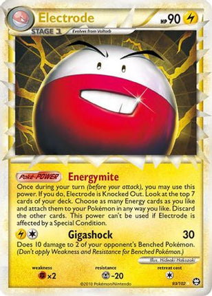Electrode (Prime) - 93/106 [Triumphant] Holofoil