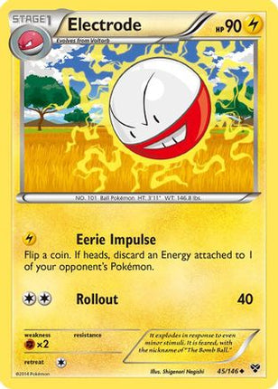 Electrode - 45/106 [XY Base Set] Reverse Holofoil