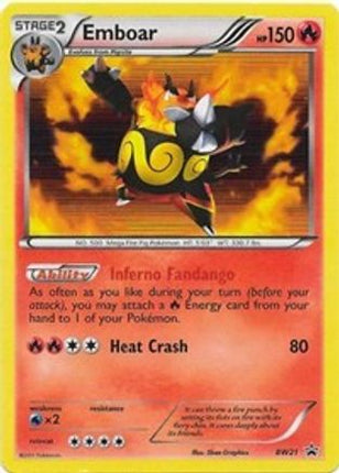 Emboar - BW21 - null/null [Black and White Promos] Holofoil
