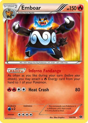 Emboar - 100/101 [Next Destinies] Holofoil