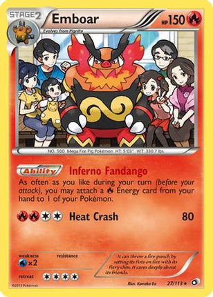Emboar - 27/106 [Legendary Treasures] Holofoil
