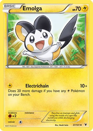 Emolga - 37/101 [Noble Victories] Reverse Holofoil