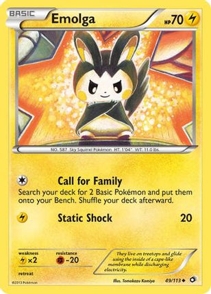 Emolga - 49/106 [Legendary Treasures] Reverse Holofoil