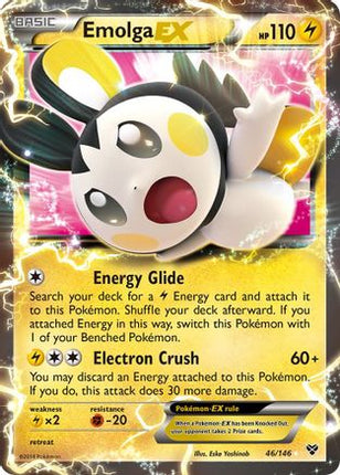 Emolga EX - 46/106 [XY Base Set] Holofoil