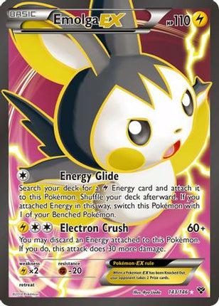 Emolga EX (143 Full Art) - 143/106 [XY Base Set] Holofoil