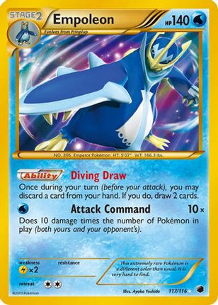 Empoleon (117 Secret Rare) - 117/106 [Plasma Freeze] Holofoil