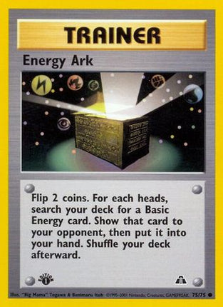 Energy Ark - 75/75 [Neo Discovery] 1st Edition