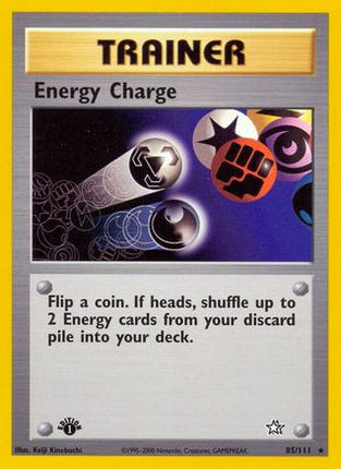 Energy Charge - 85/111 [Neo Genesis] 1st Edition