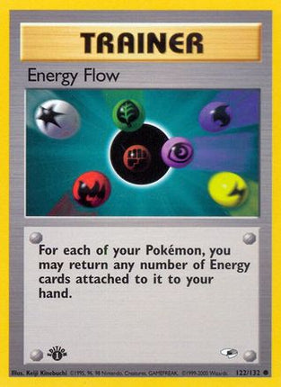 Energy Flow - 122/132 [Gym Heroes] 1st Edition
