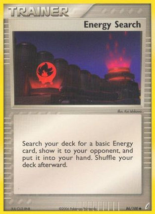 Energy Search - 86/100 [Crystal Guardians] Reverse Holofoil