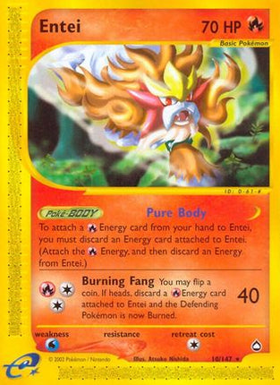 Entei - 10/147 [Aquapolis]