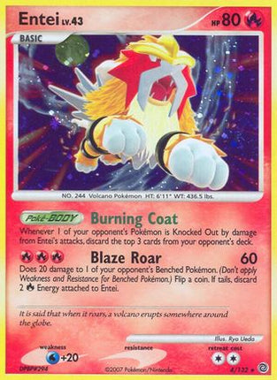 Entei - 4/132 [Secret Wonders] Holofoil