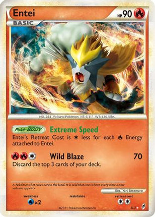 Entei (Shiny) - SL3/95 [Call of Legends] Holofoil