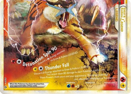 Entei & Raikou Legend (bottom) - 91/106 [Unleashed] Holofoil