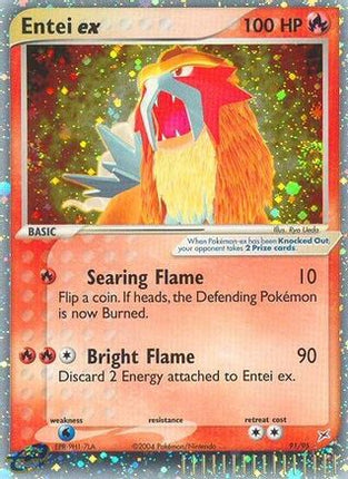 Entei ex - 91/97 [Team Magma vs Team Aqua] Holofoil