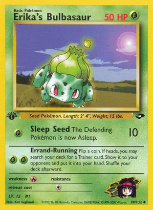 Erika's Bulbasaur - 39/132 [Gym Challenge] 1st Edition