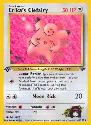 Erika's Clefairy - 40/132 [Gym Challenge] 1st Edition