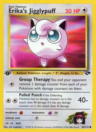 Erika's Jigglypuff - 69/132 [Gym Challenge] 1st Edition