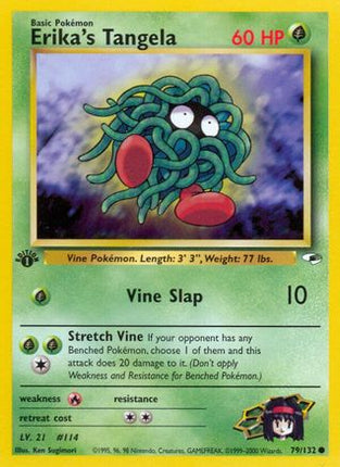 Erika's Tangela - 79/132 [Gym Heroes] 1st Edition